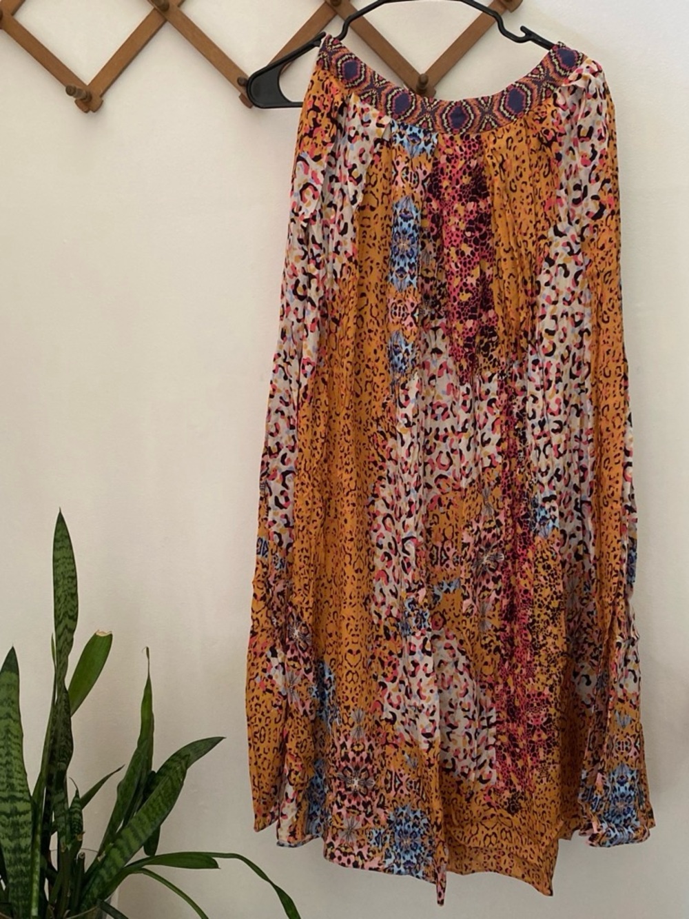 Leopard Print Maxi Skirt